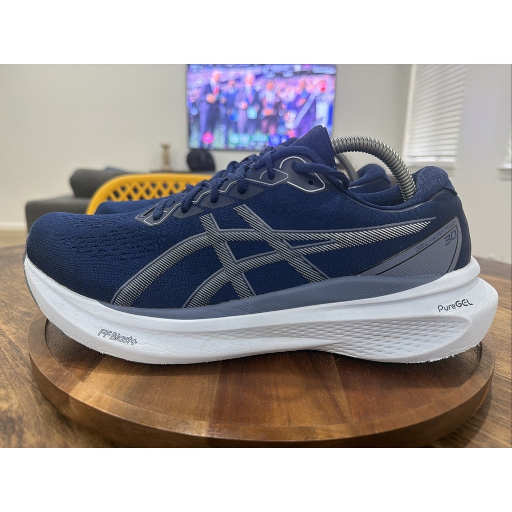 Asics Gel-Kayano 30 Women's Size 11.5 B Running Shoes Navy Blue 1012B357